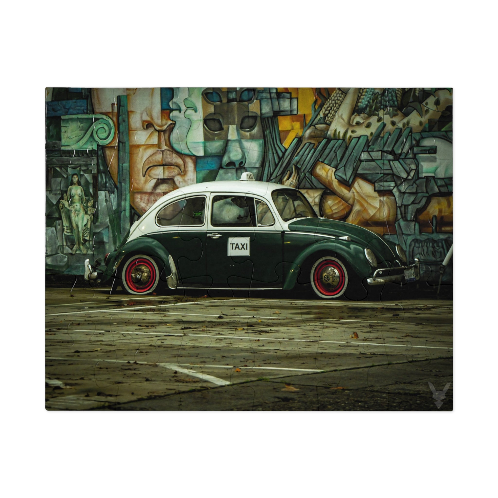 Sacramento Matte  Back Alley Cab— Jigsaw Puzzle (6 Sizes)