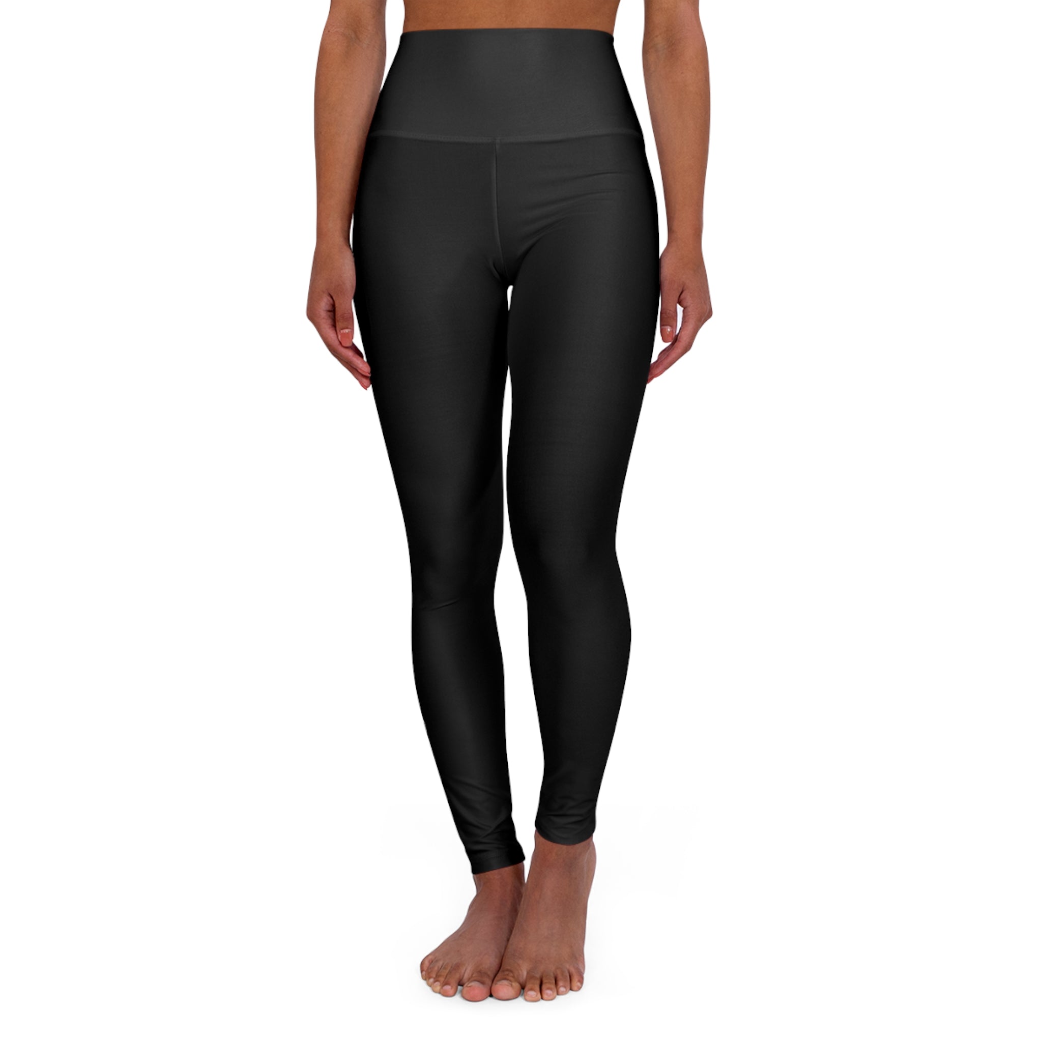 Fit22 by Gordon Moriarty - Black High-Waisted Yoga Performance Leggings