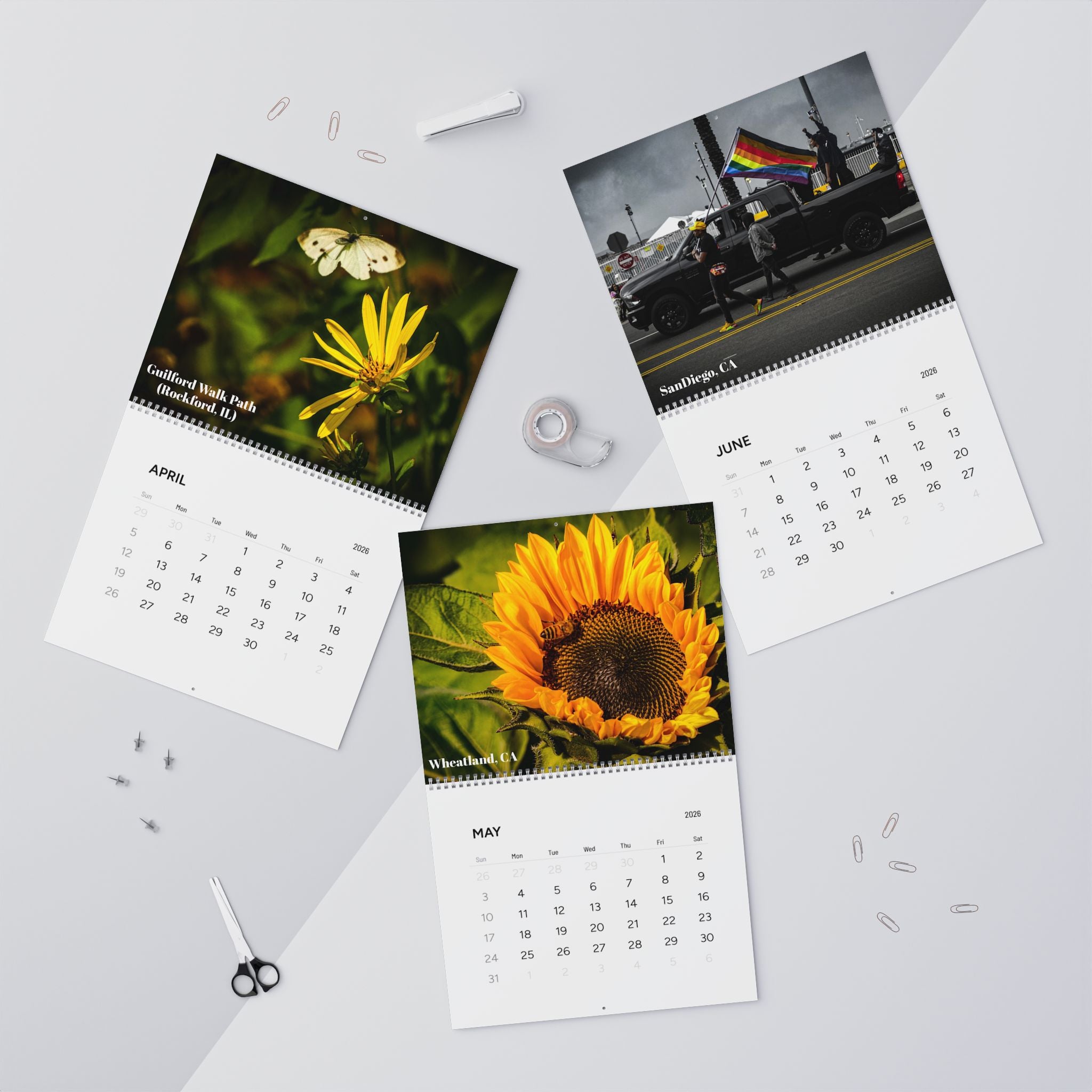 2026 Shot_By_Gordon22 Wall Calendar