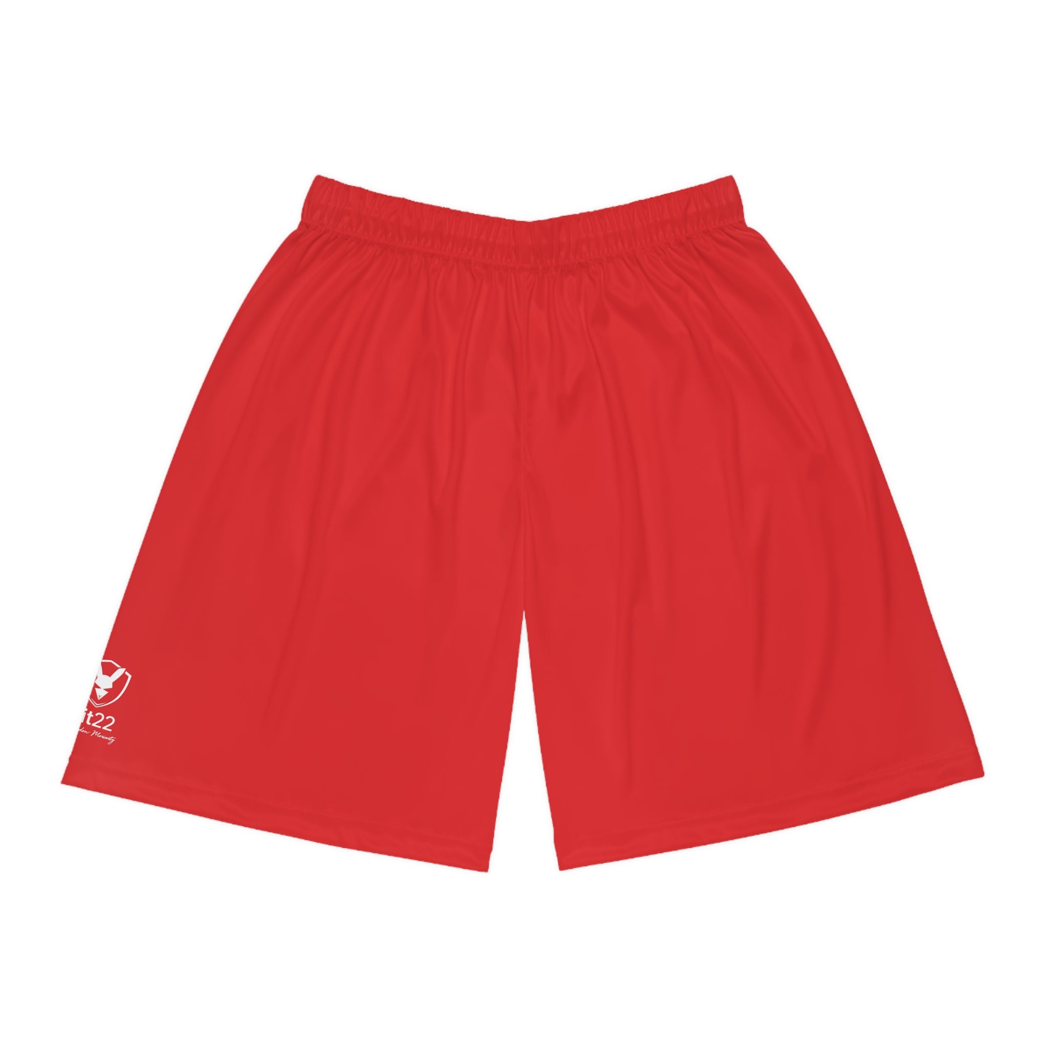 Fit22 Cool Red Basketball Shorts