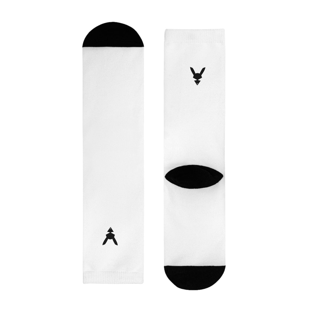 Flagship Logo Crew Socks — Sublimation 25% Cotton