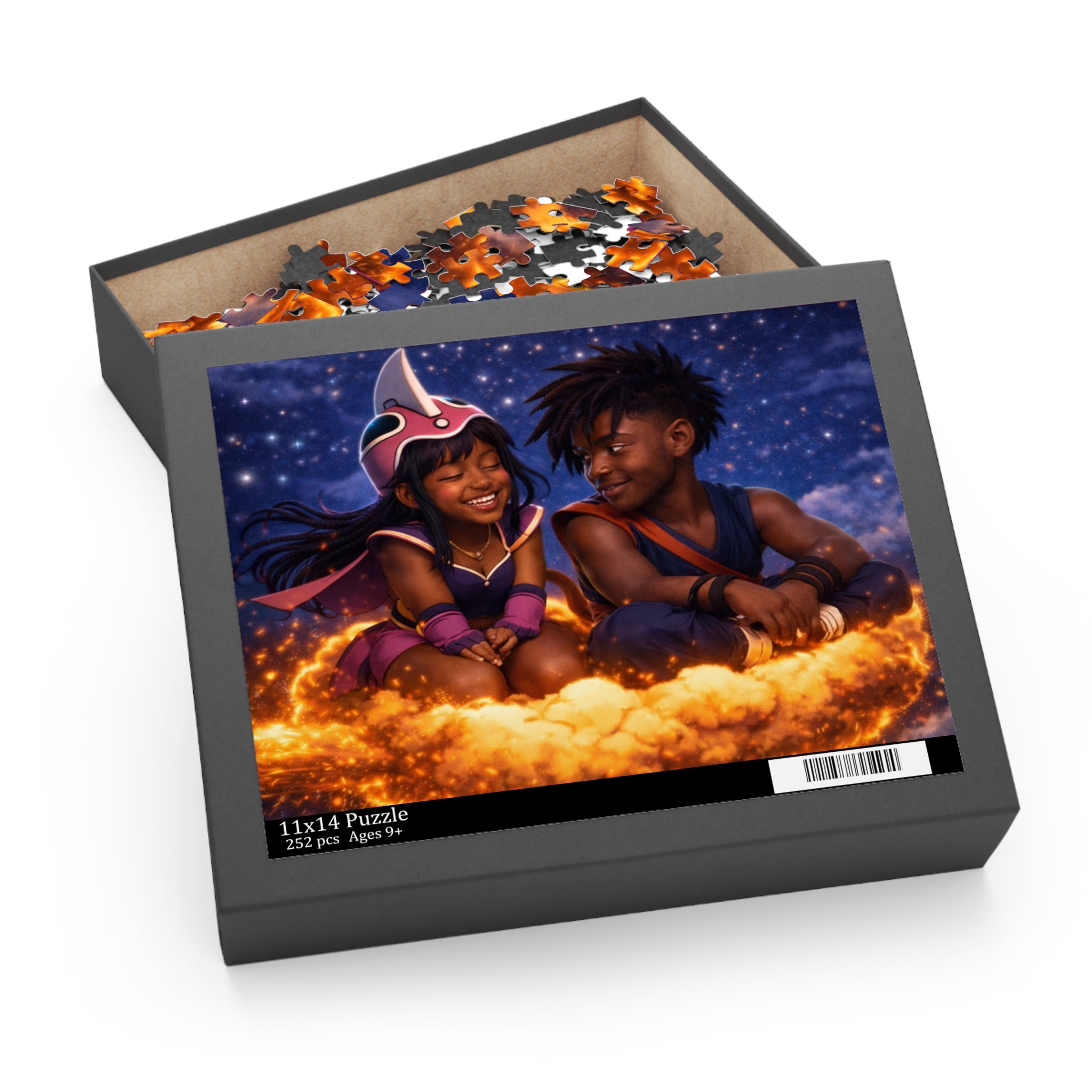 Puzzle - Fire Cloud on a Magical Starry Night (120/252/500 pcs)