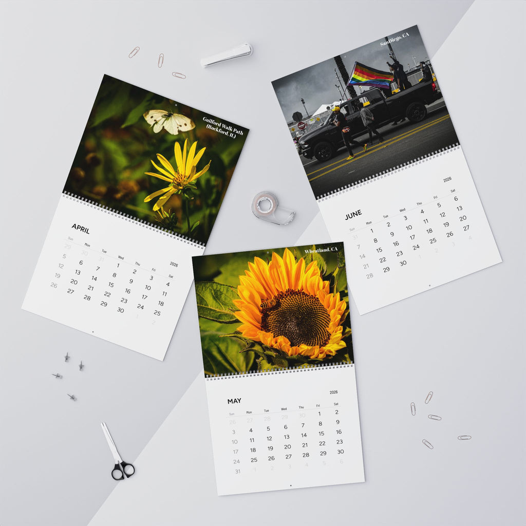 2026 Shot_By_Gordon22 Wall Calendar