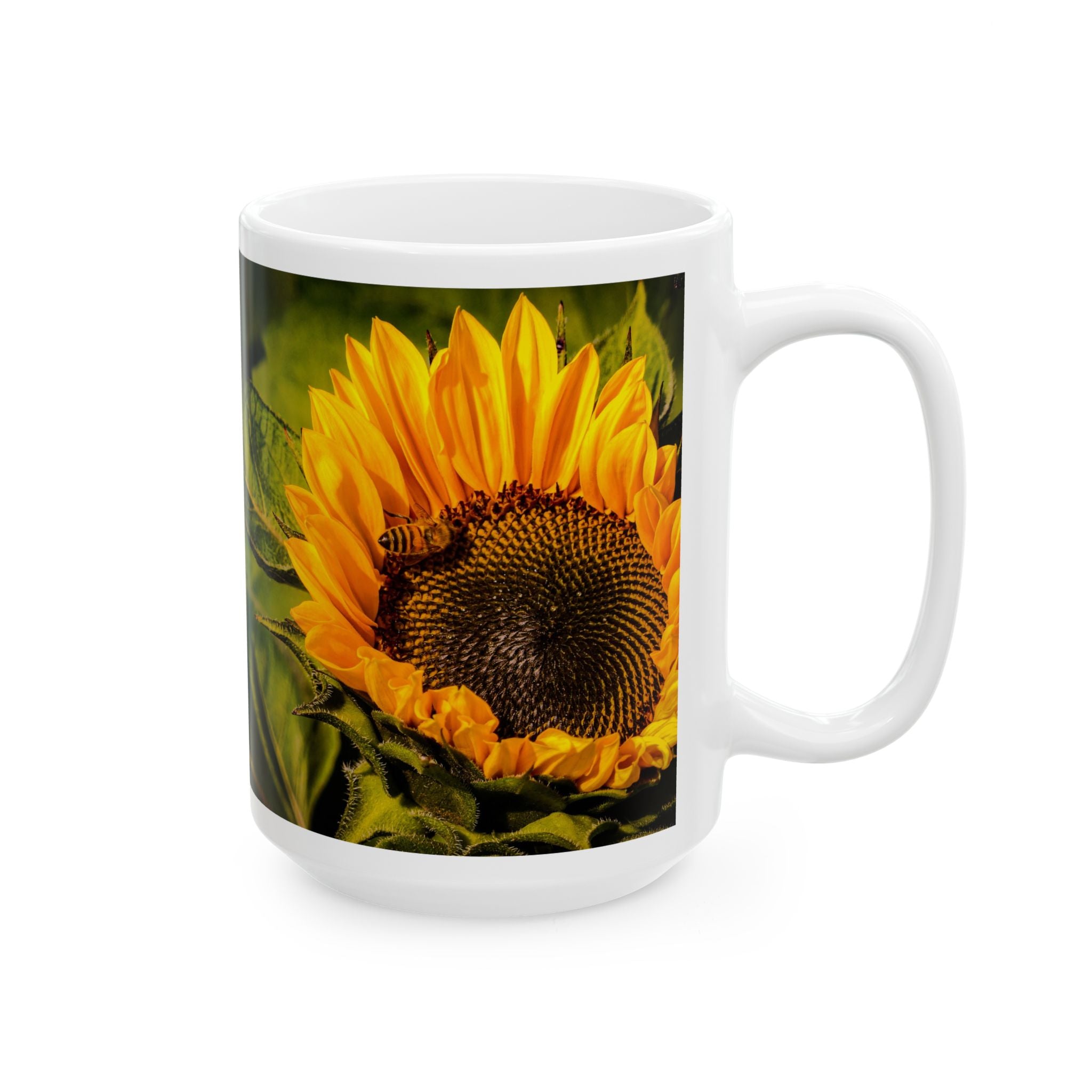 The Butterfly and The Bee - Ceramic Mug, (11oz, 15oz)