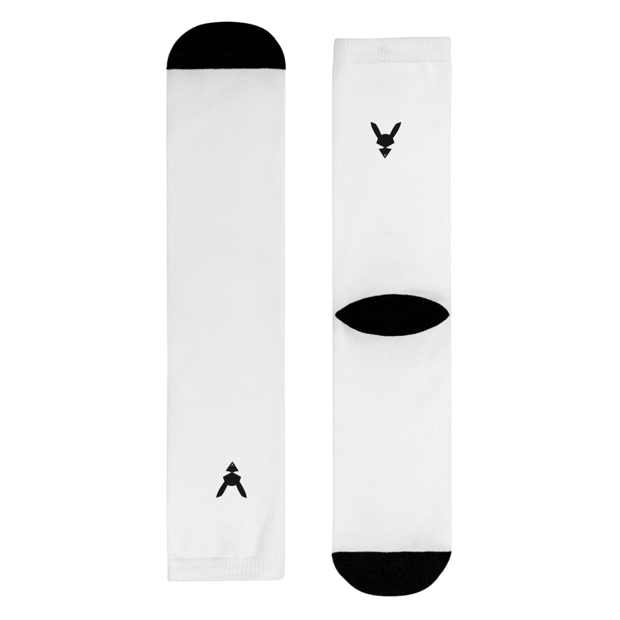 Flagship Logo Crew Socks — Sublimation 25% Cotton